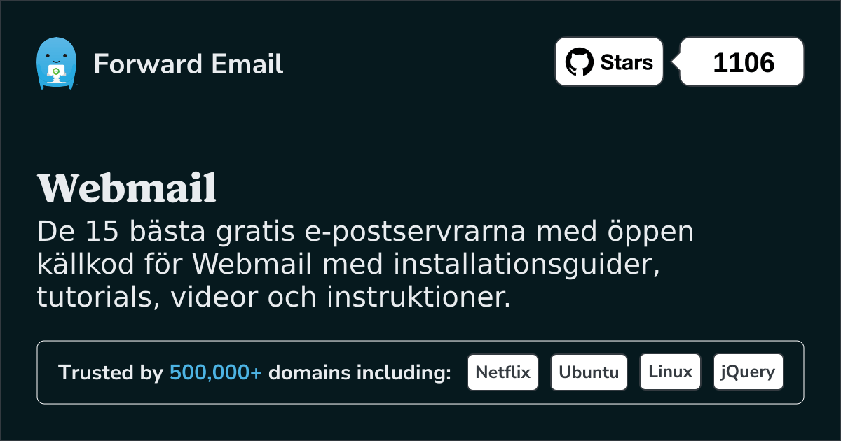 15 bästa e-postservrar med öppen källkod för Webmail 2025