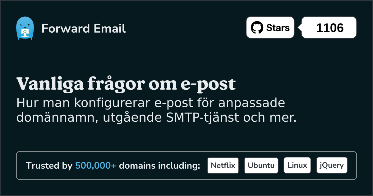 Vanliga frågor om e-post