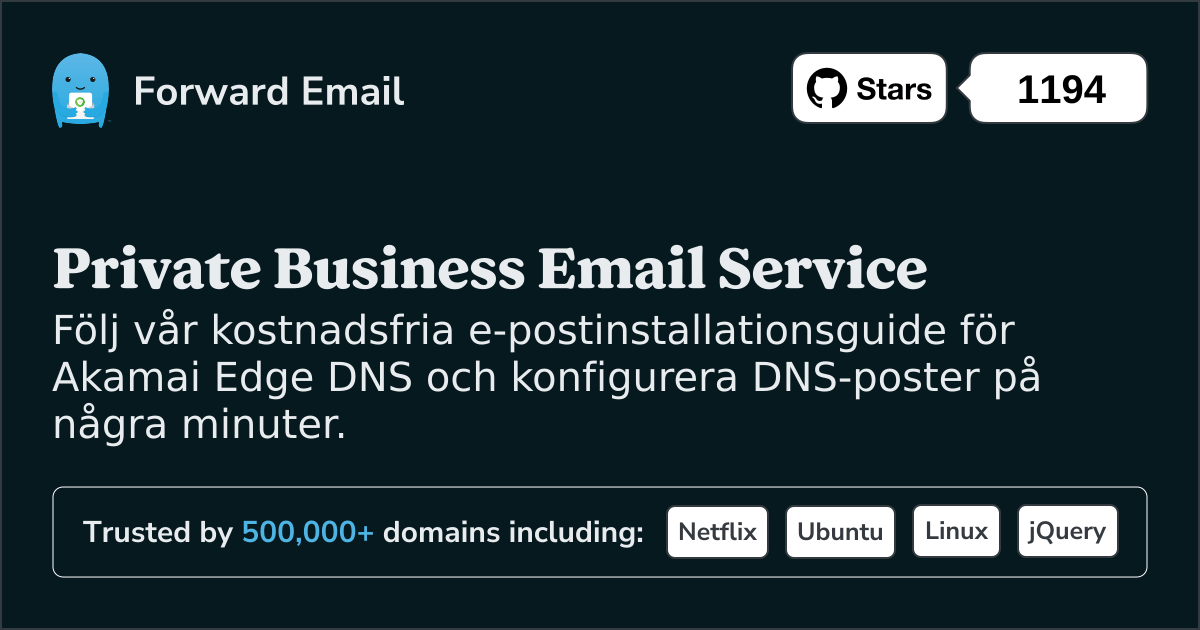Hur man ställer in e-post med Akamai Edge DNS