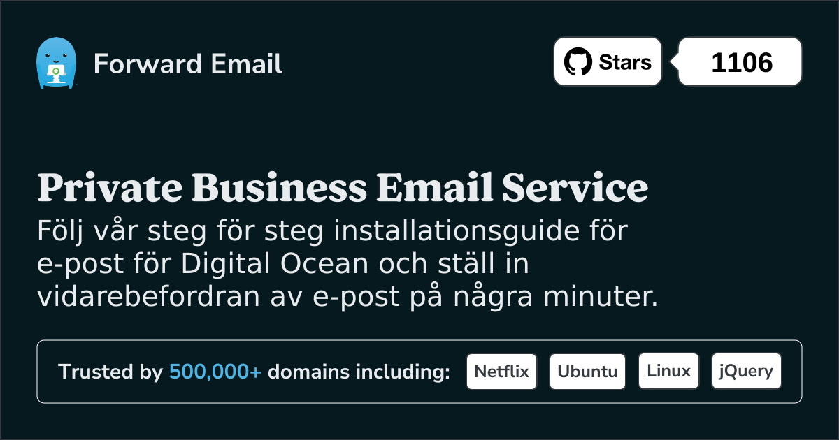 Hur man ställer in e-post med Digital Ocean