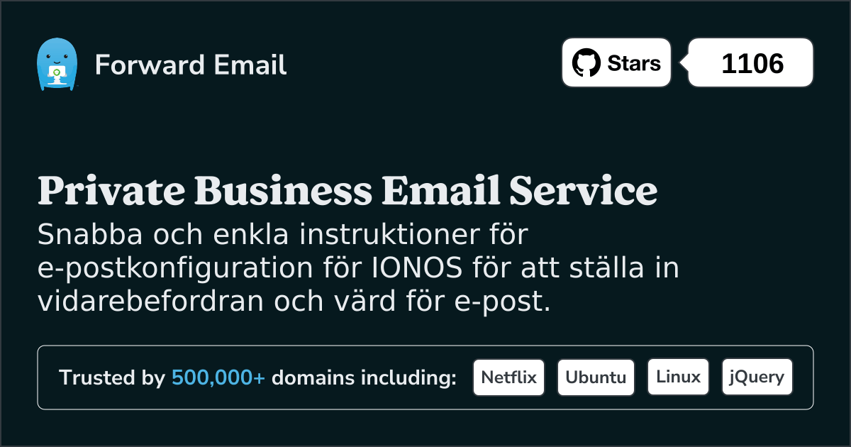 Hur man ställer in e-post med IONOS