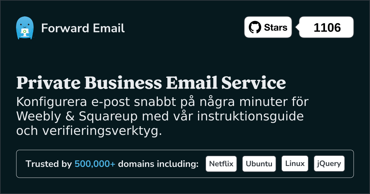 Hur man ställer in e-post med Weebly & Squareup