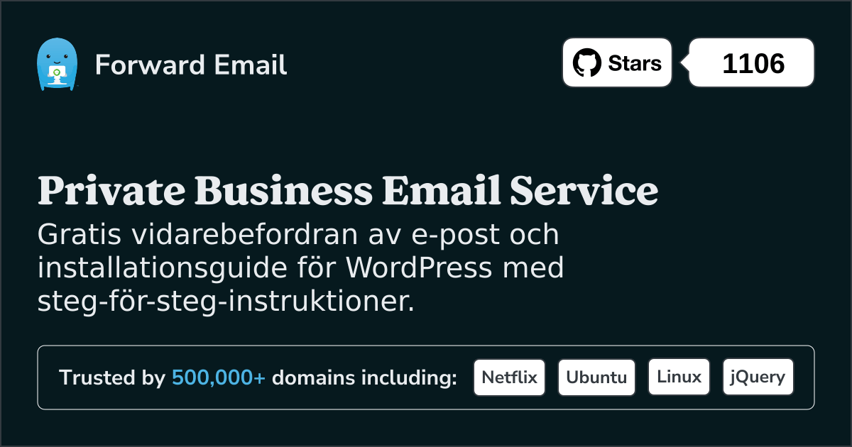 Hur man ställer in e-post med WordPress