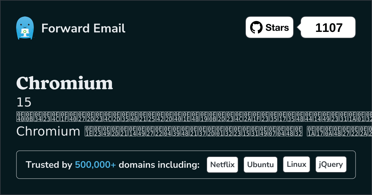 เซิร์ฟเวอร์อีเมลโอเพ่นซอร์สที่ได้รับคะแนนสูงสุด 15 อันดับแรกสำหรับ Chromium ใน 2025