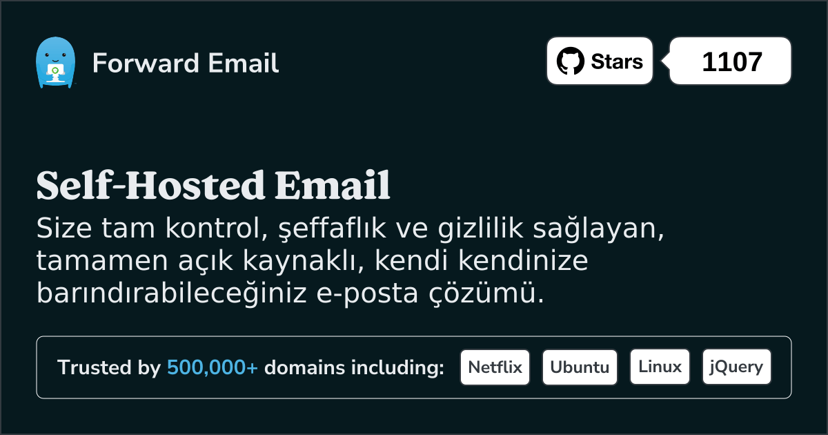 Kendi Barındırdığımız E-posta Yığınımızı Tanıtıyoruz