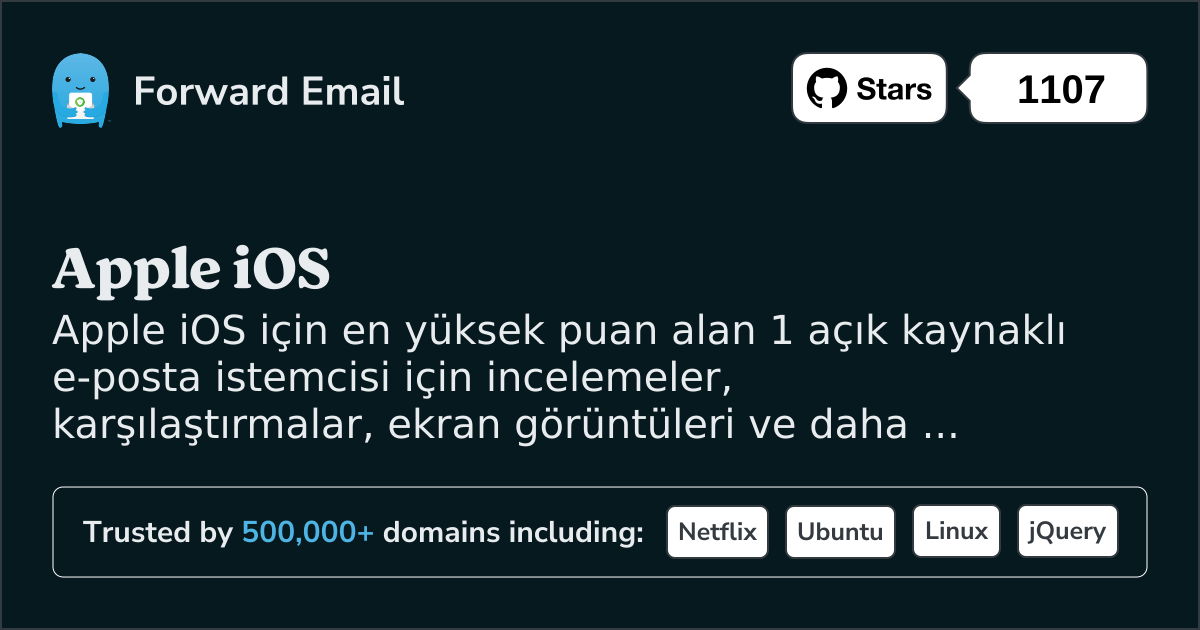 2025 Apple iOS için En İyi Açık Kaynaklı E-posta İstemcileri