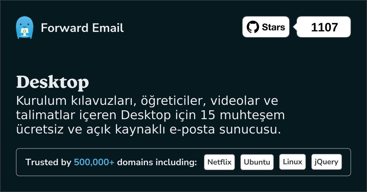 2025 Desktop İçin 15 Şaşırtıcı Açık Kaynaklı E-posta Sunucusu