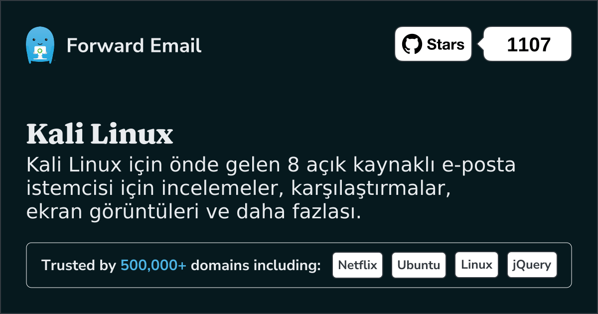 2025 Kali Linux için Önde Gelen 8 Açık Kaynaklı E-posta İstemcisi