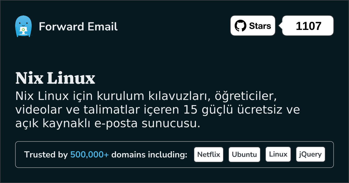 2025 Nix Linux için 15 Güçlü Açık Kaynaklı E-posta Sunucusu
