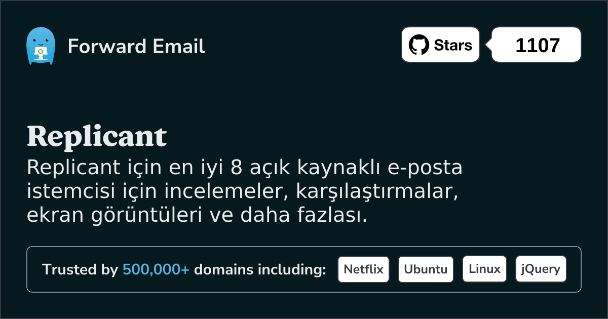 2025 Replicant için En İyi 8 Açık Kaynaklı E-posta İstemcisi