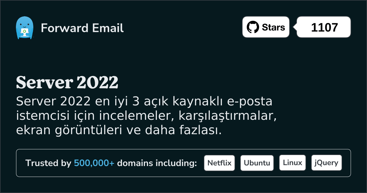 2025 2025'te Server 2022 İçin En İyi 3 Açık Kaynaklı E-posta İstemcisi