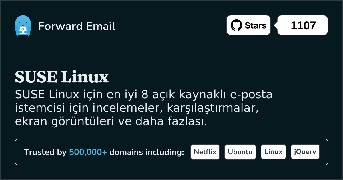 2025 SUSE Linux için En İyi 8 Açık Kaynaklı E-posta İstemcisi