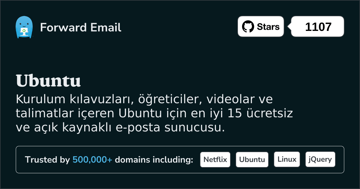 2025 Ubuntu için En İyi 15 Açık Kaynaklı E-posta Sunucusu