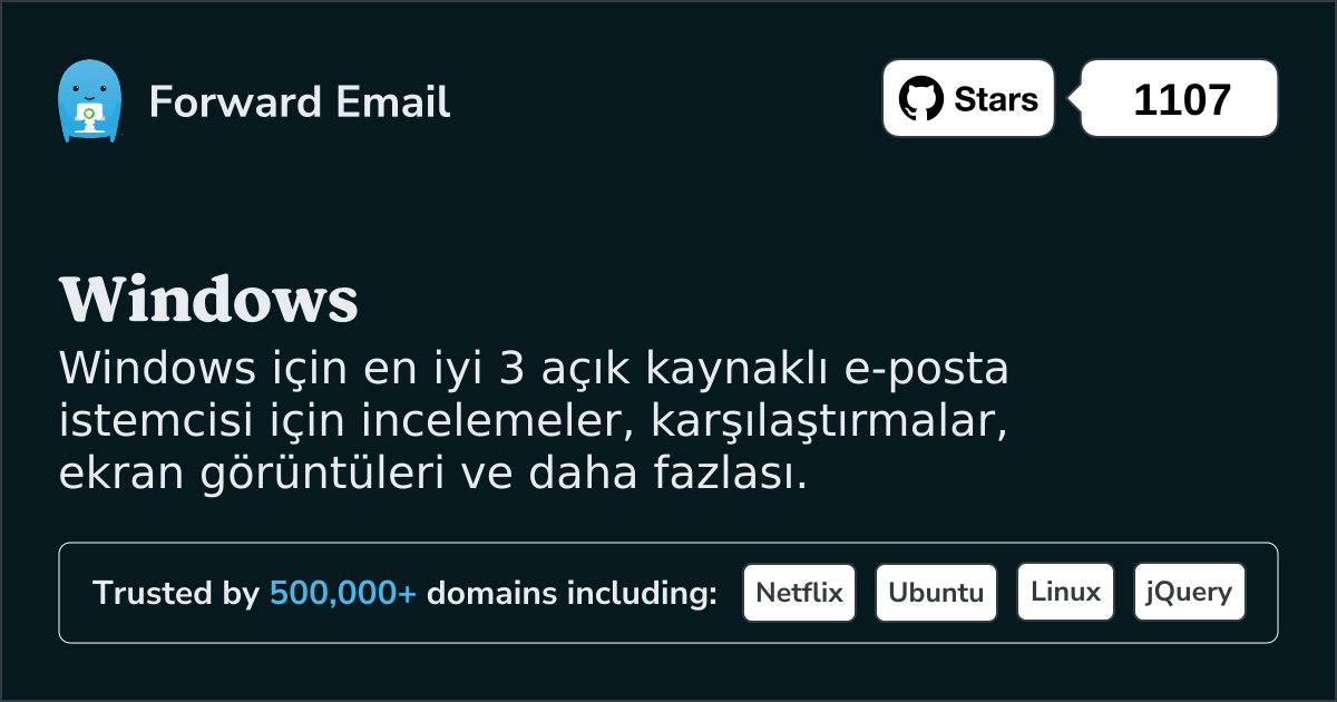 2025 Windows için En İyi 3 Açık Kaynaklı E-posta İstemcisi