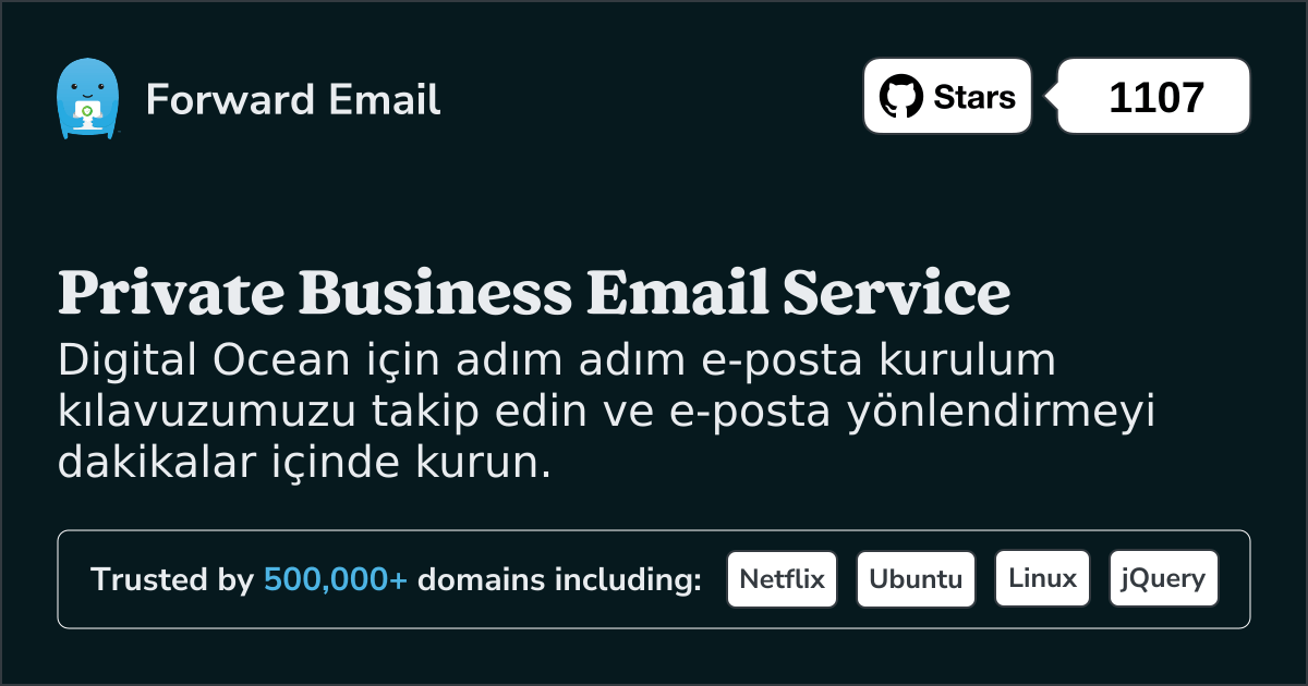 Digital Ocean ile E-posta Kurulumu Nasıl Yapılır