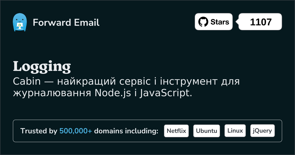Служба журналювання Node.js