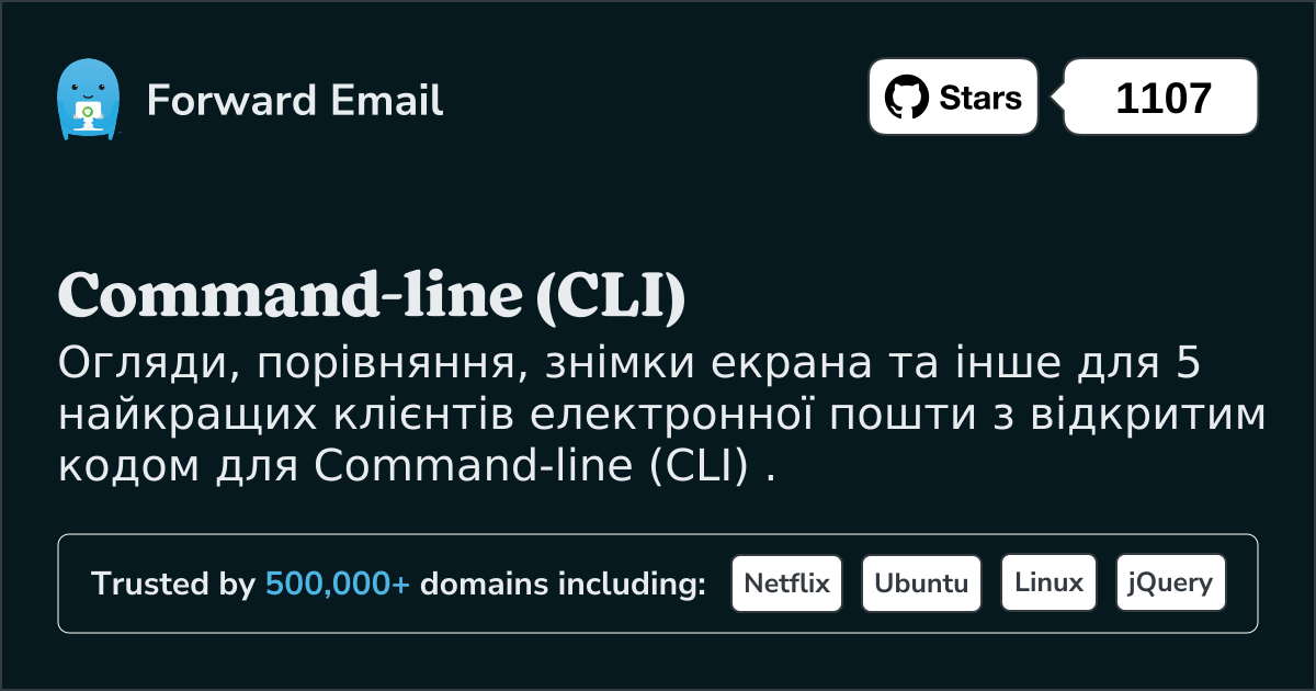 5 найкращих поштових клієнтів з відкритим кодом для Command-line (CLI) у 2025