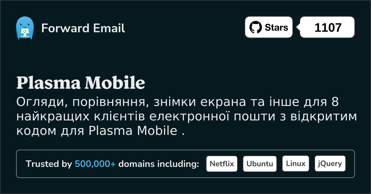 8 найкращих клієнтів електронної пошти з відкритим кодом для Plasma Mobile у 2025