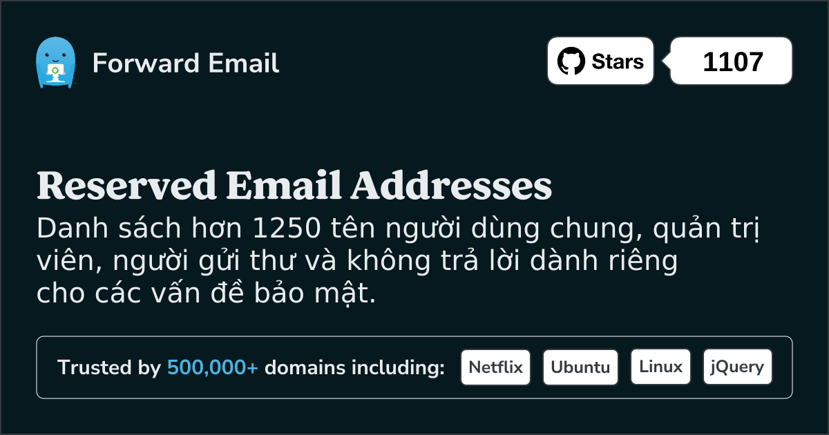 Địa chỉ email dành riêng