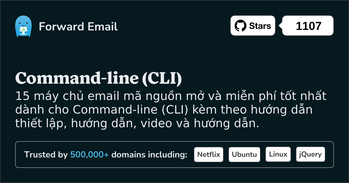 15 Máy chủ email nguồn mở tuyệt vời nhất cho Command-line (CLI) năm 2025