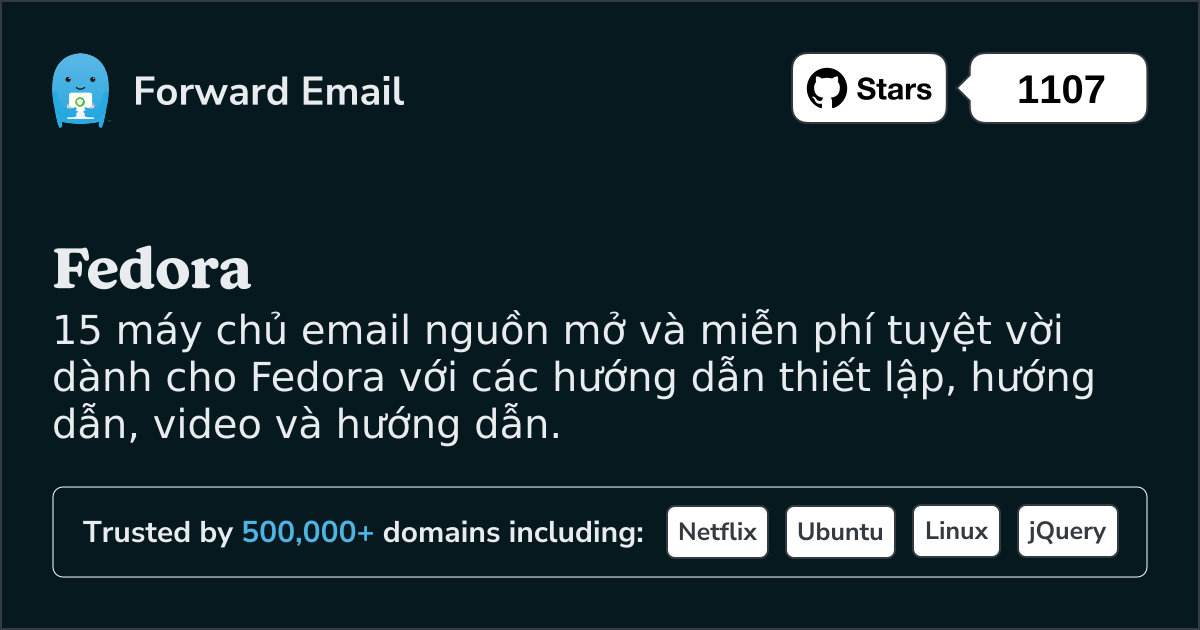 15 Máy chủ email nguồn mở tuyệt vời cho Fedora năm 2025
