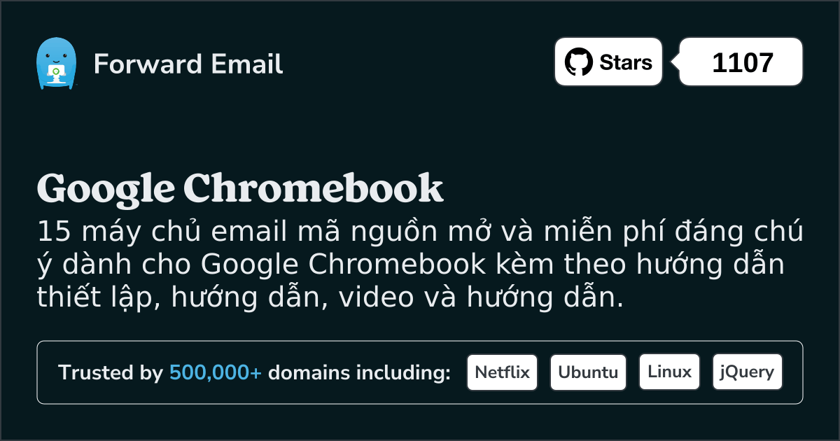 15 Máy chủ email nguồn mở đáng chú ý dành cho Google Chromebook vào 2025