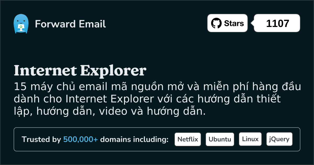 15 Máy chủ email nguồn mở hàng đầu cho Internet Explorer vào 2025