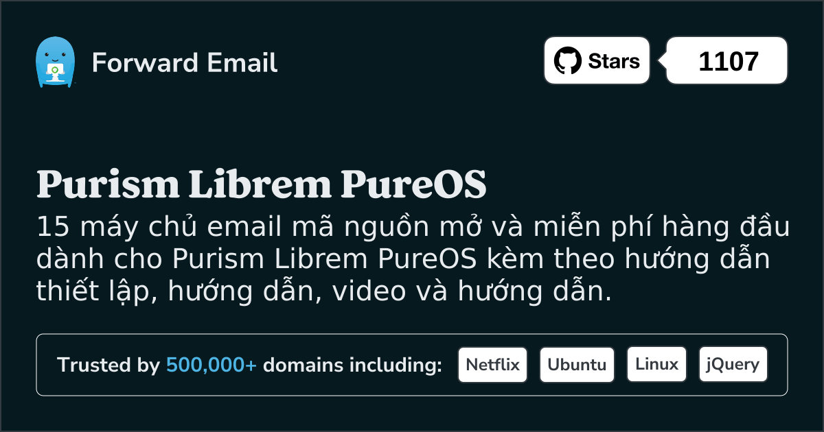 15 máy chủ email nguồn mở hàng đầu cho Purism Librem PureOS năm 2025
