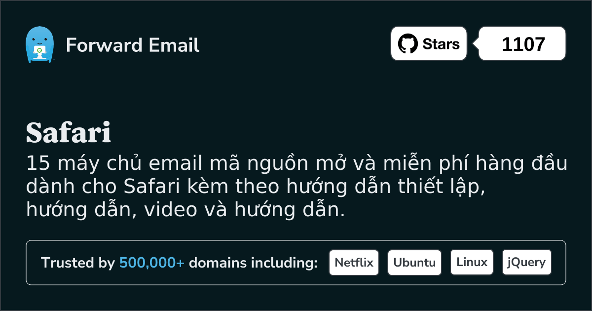 15 Máy chủ email nguồn mở hàng đầu cho Safari năm 2025