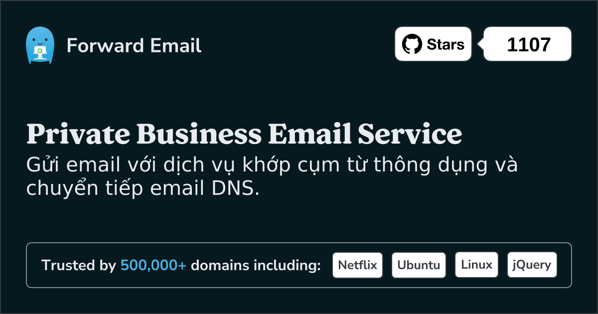 Chuyển tiếp email Biểu thức chính quy cho miền tùy chỉnh