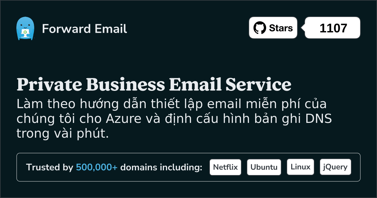 Cách thiết lập email với Azure