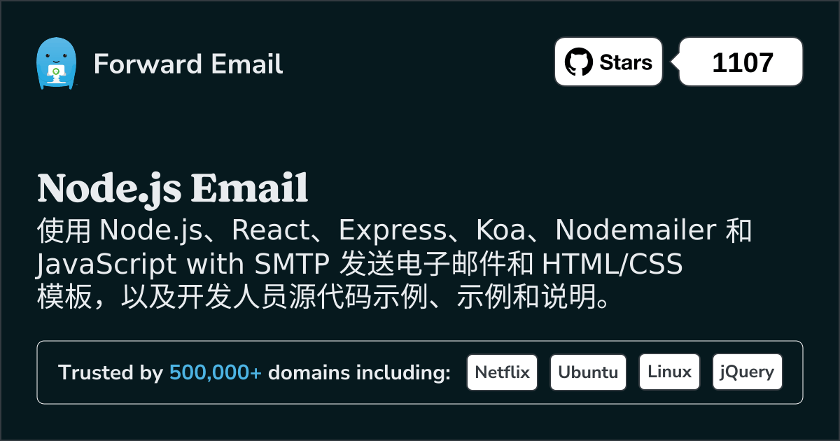 Node.js 电子邮件模板